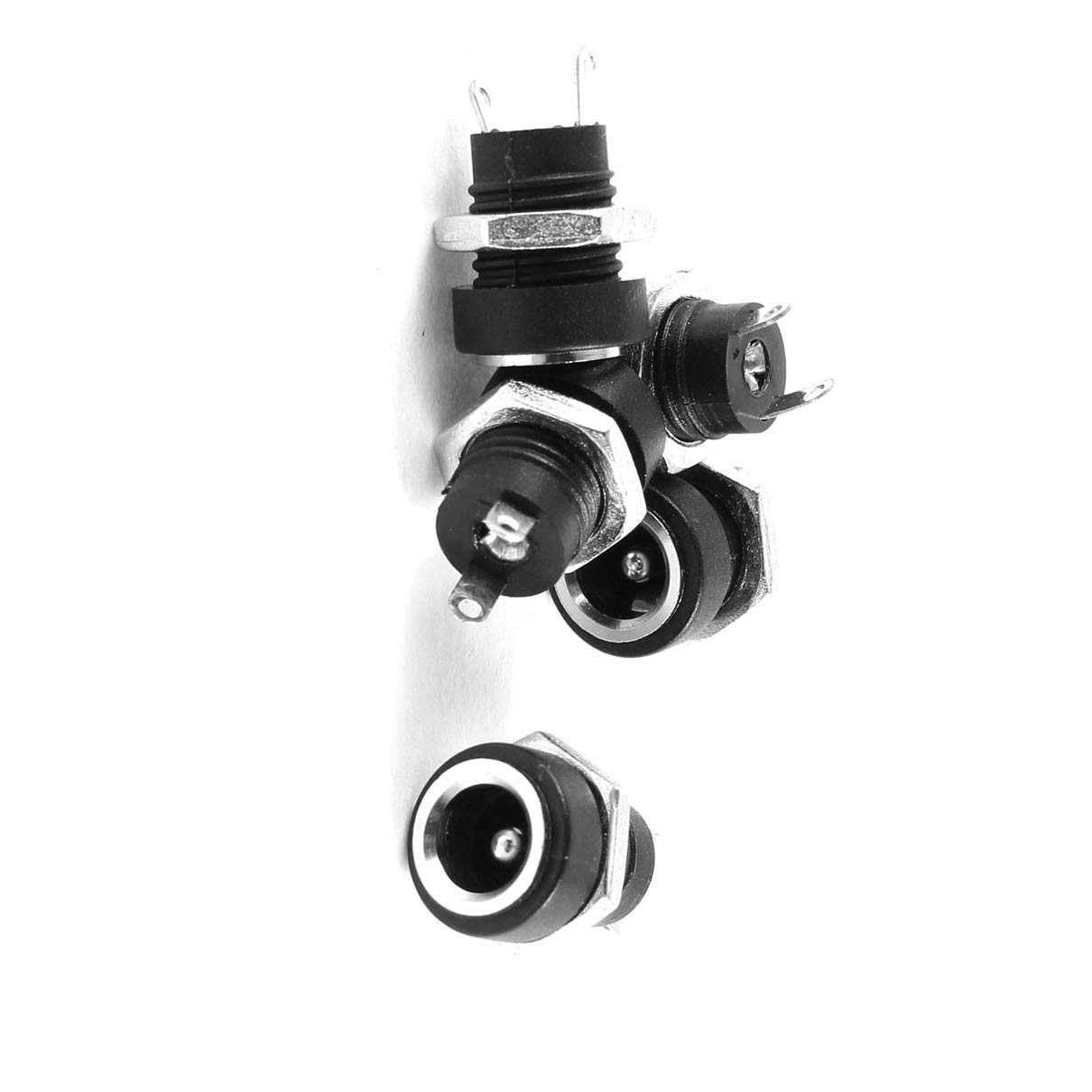 5 sztuk do montażu na płytce drukowanej 2.1mm x 5.5mm DC Jacks Gniazdo złącza(Lo-t de 5 mm - 2.1 x 5.5 mm DC Connecteur Prise Jack