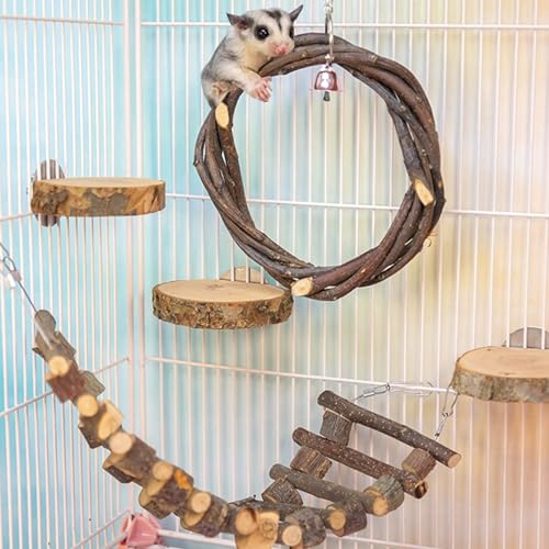 Apple Wood Sugar Glider Toy Set