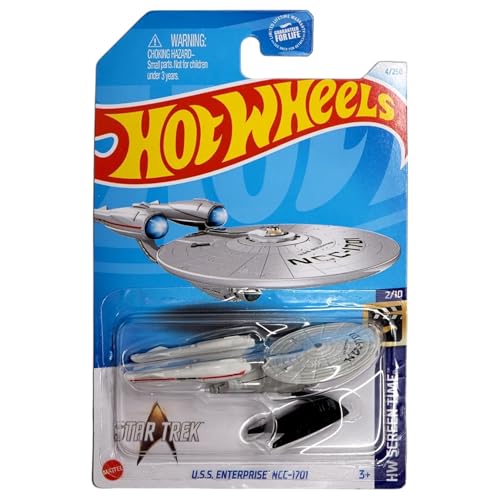 Hot Wheels 1:64 Scale Cars Racecars Trucks & Bikes - U.S.S. Enterprise NCC-1701 - HTB32 product thumbnail 5
