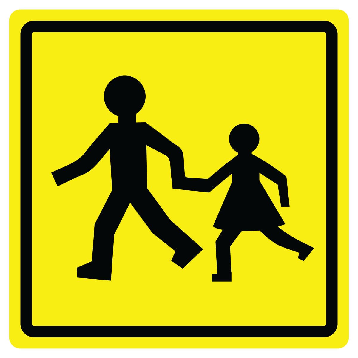 Ambiance Sticker Self-Adhesive Sticker for Car, Bus, Car, Transport for Children, Truck, School – H15 x L15 cm