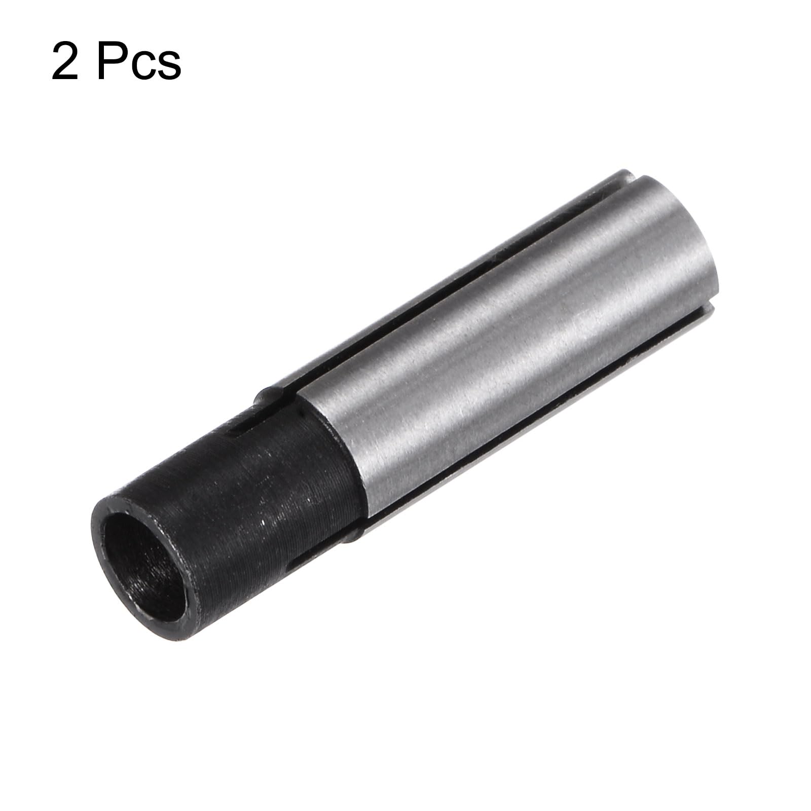 QUARKZMAN 2pz Collettore Mandrino Driver Adattatore 6mm a 4mm CNC Punta per Incisione Router Convertitore per CNC Macchina Utensile