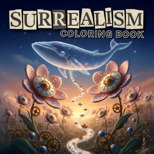 Surrealism Coloring Book for Adults: Modern Surreal Art, Abstract Dreamscapes, Floating Objects, Optical Illusions & Mind-Bending Designs – 50+ Pages for Relaxation, Creativity & Mindful Escape image 2