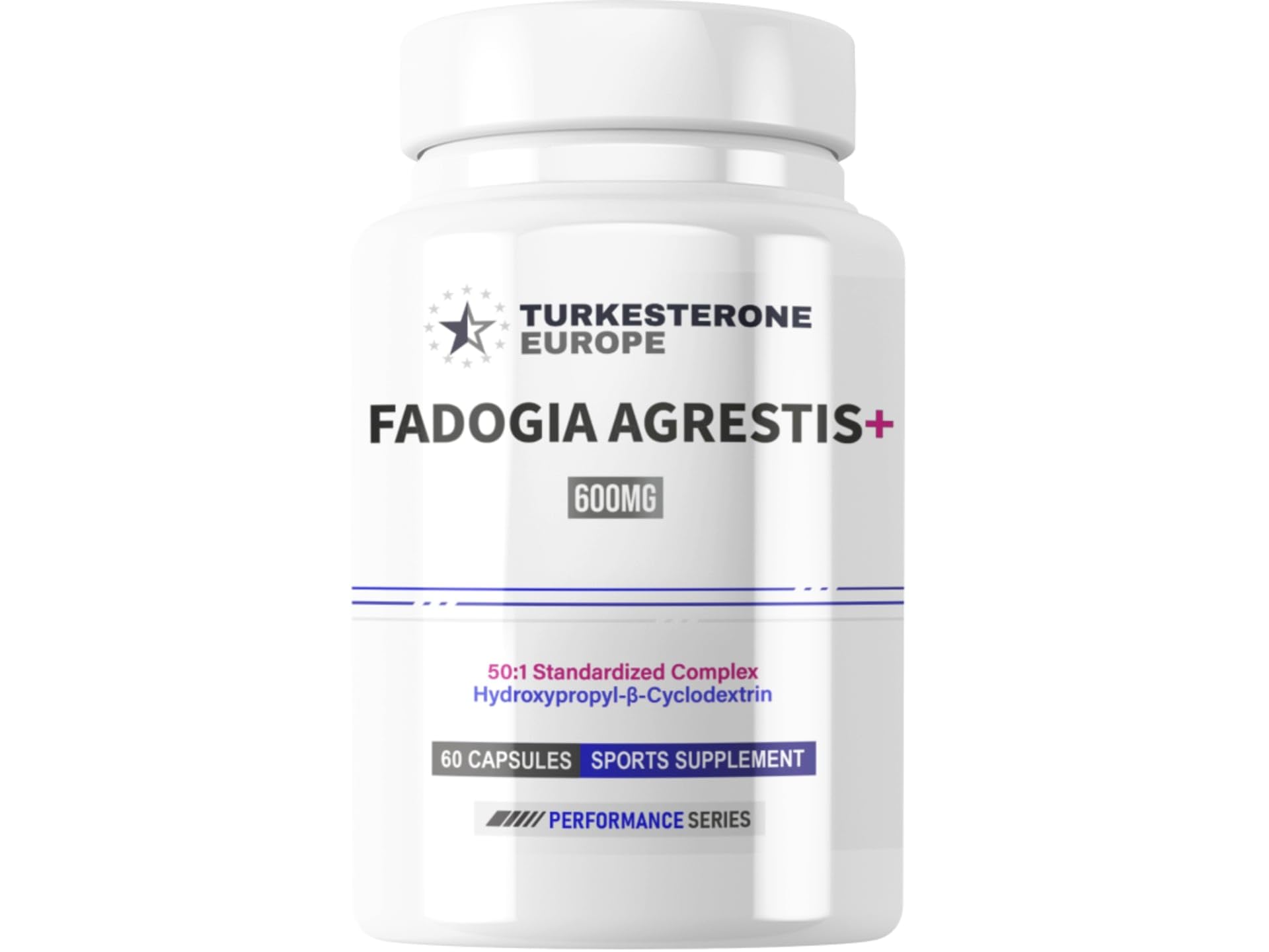 Fadogia Agrestis+ 50:1 with HydroPerine™ - 60 V-Capsules 1 Bottle