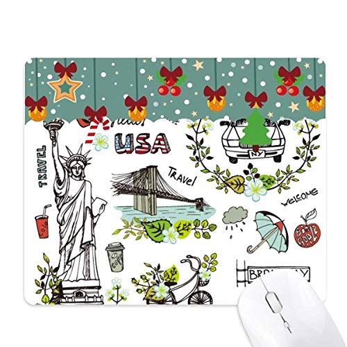 Tapis de souris New York anti fatigue pour grands bureaux