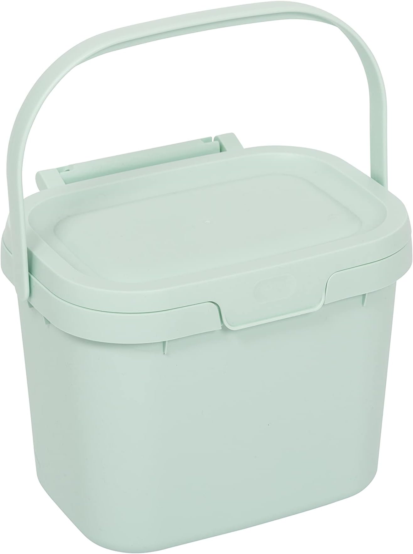 Everyday Kitchen Food Waste Compost Caddy Bin, 4.5 Litre, Mist Soft Green, 518696