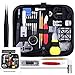 Produktbild 151-Teiliges Uhrmacher-Werkzeugset Für Den Professionellen Und Allgemeinen Gebrauch, Verstellbarer Öffner, Schwarzes Nylonband Mit Reißverschlussetui, Werkzeugkoffer Zum Entfernen Der Bandverbindung