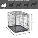 New World B24 Hundebox, mit Einzeltür, 61 cm, für kleine Hunderassen, mit auslaufsicherer Bodenwanne, Bodenschutzfüßen und patentierten Funktionen