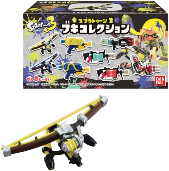 Splatoon 3 Buki Collection Box of 8 (Candy Toys)