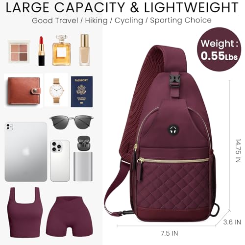 Image of Vankor Small Crossbody Purses Bags for Women Men Travel, Chest Sling Bag Women Casual Cross Body Bag for Woman Sling Backpack