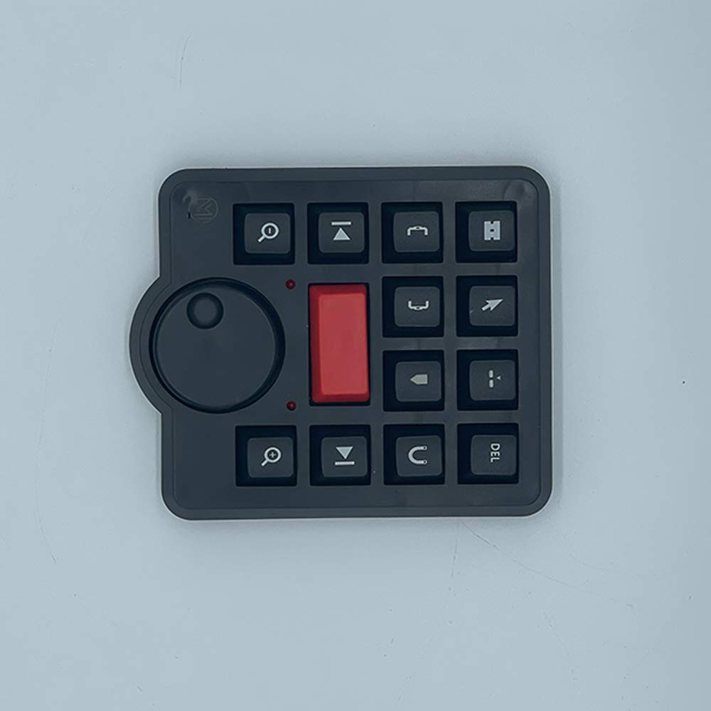 Video Clips Editing Hot Key Keyboard for Davinci Resolve Plug and Use USB Blue Switch Portable Mecha