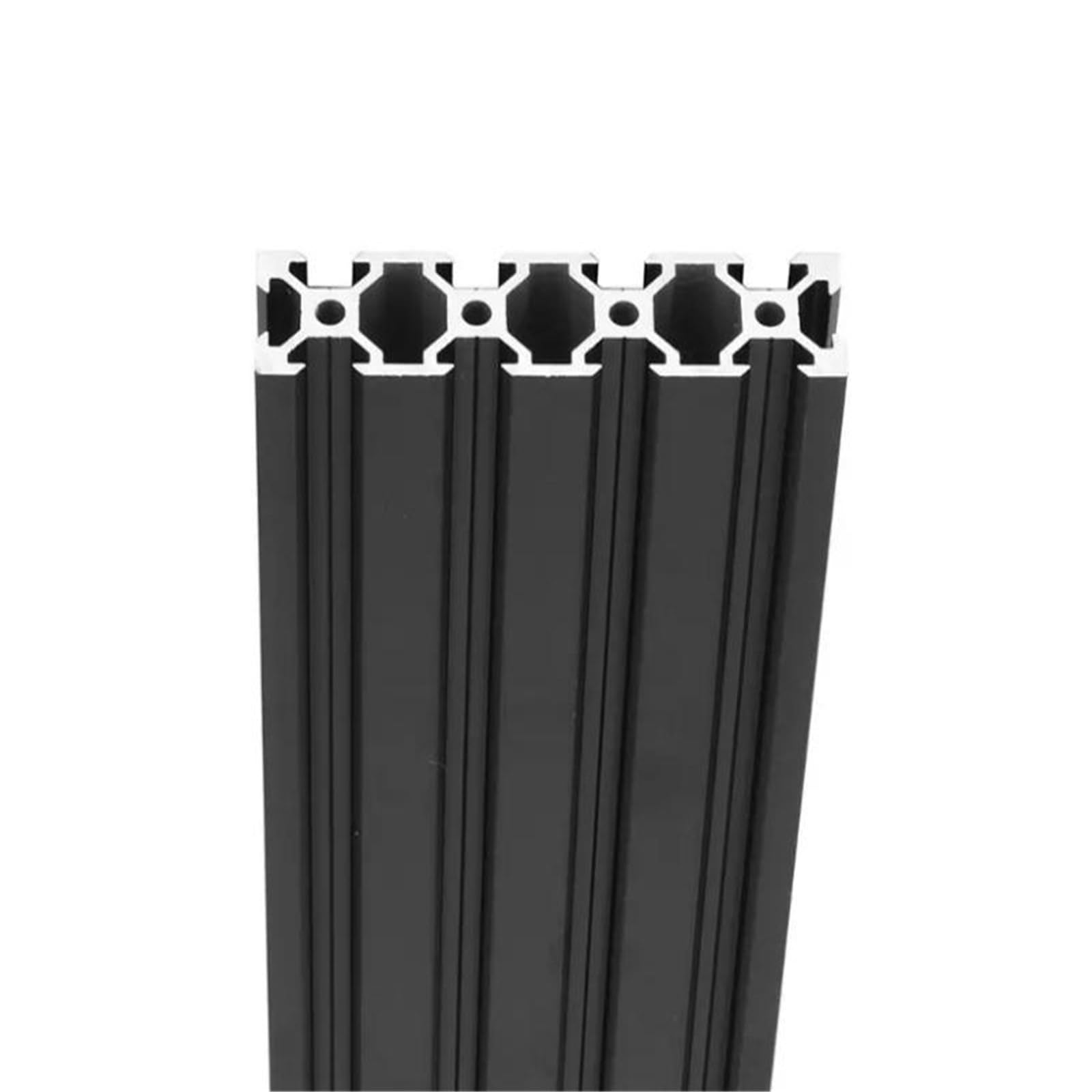 GTPBAO Profilo in alluminio 2080 anodizzato nero con telaio di estrusione a fessura a V for macchina for incisione CNC, lavorazione del legno, mobili fai da te Binario estruso(700mm)