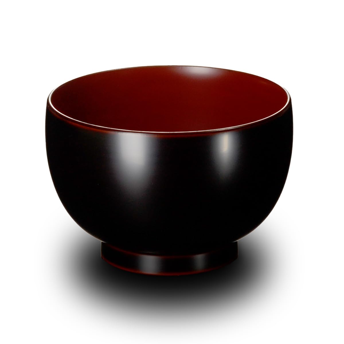 Hotei Soup Bowl, Tamari Lacquerware, Modern Lacquerware, Ataya, Fashionable, Made in Japan, Echizen Lacquerware, Bowl, Zoni Bowl, Rice Bowl, Japanese Tableware, Miso Soup (Tamari Lacquerware) : Home &