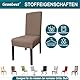 Granbest Hochdehnbarer Verdickter Stuhlbezug Jacquard Elastische Sitzbezüge für Stühle Stuhlschutz Vier Jahreszeiten Universal (4er Set, Kamel)