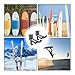 SOFXnng 1 Pair Wall Mounted Surfboard Rack Snowboard Rack Hanger Wall Mounted Storage Rack for Skateboard Snowboard Surfboard for Indoor Outdoor