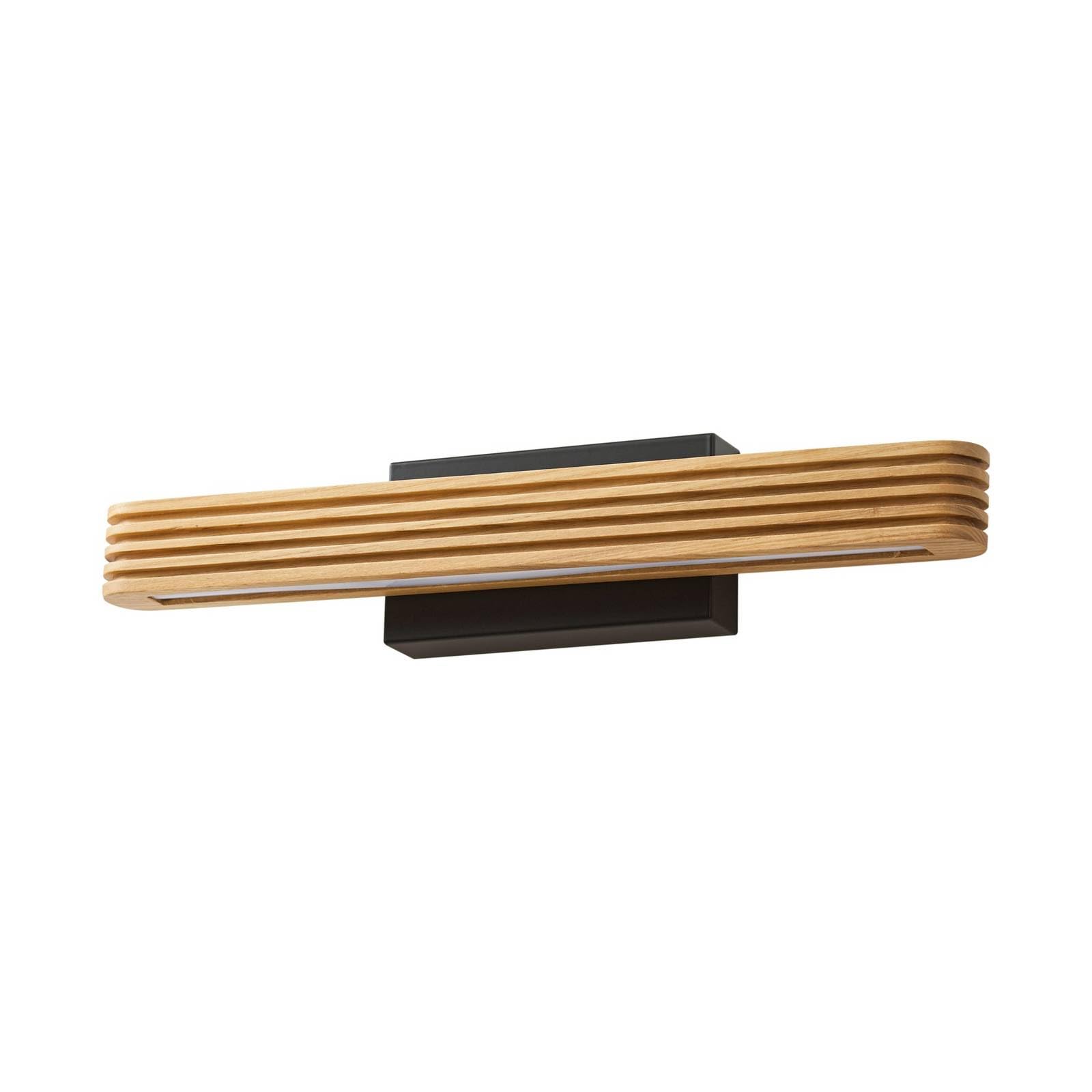 Lucande LED Wandleuchte, Wandlampe Innen Lieske (Modern) aus Holz (1 flammig) - Wandleuchten Wandstrahler Wandbeleuchtung Schlafzimmer/Wohnzimmer Wohnzimmerleuchte
