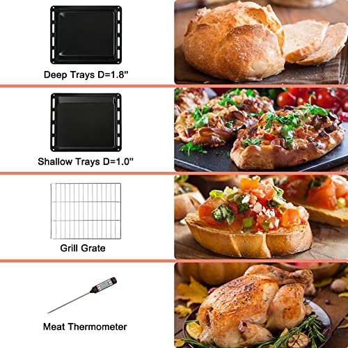 Thermomate Chmb774C 30 Inch Built-In Electric Cooktop With Esms605 24 Inch Electric Single Wall Oven Silver #TOP7