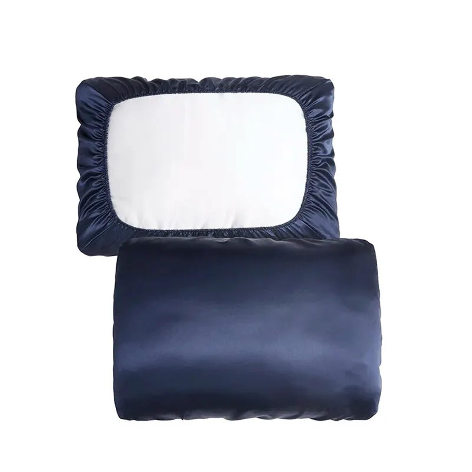 LYXYGMV Satin Pillowcase With Elastic Cord For A Comfortable Sleep In Your Bedroom for Bedrooms(Blue)
