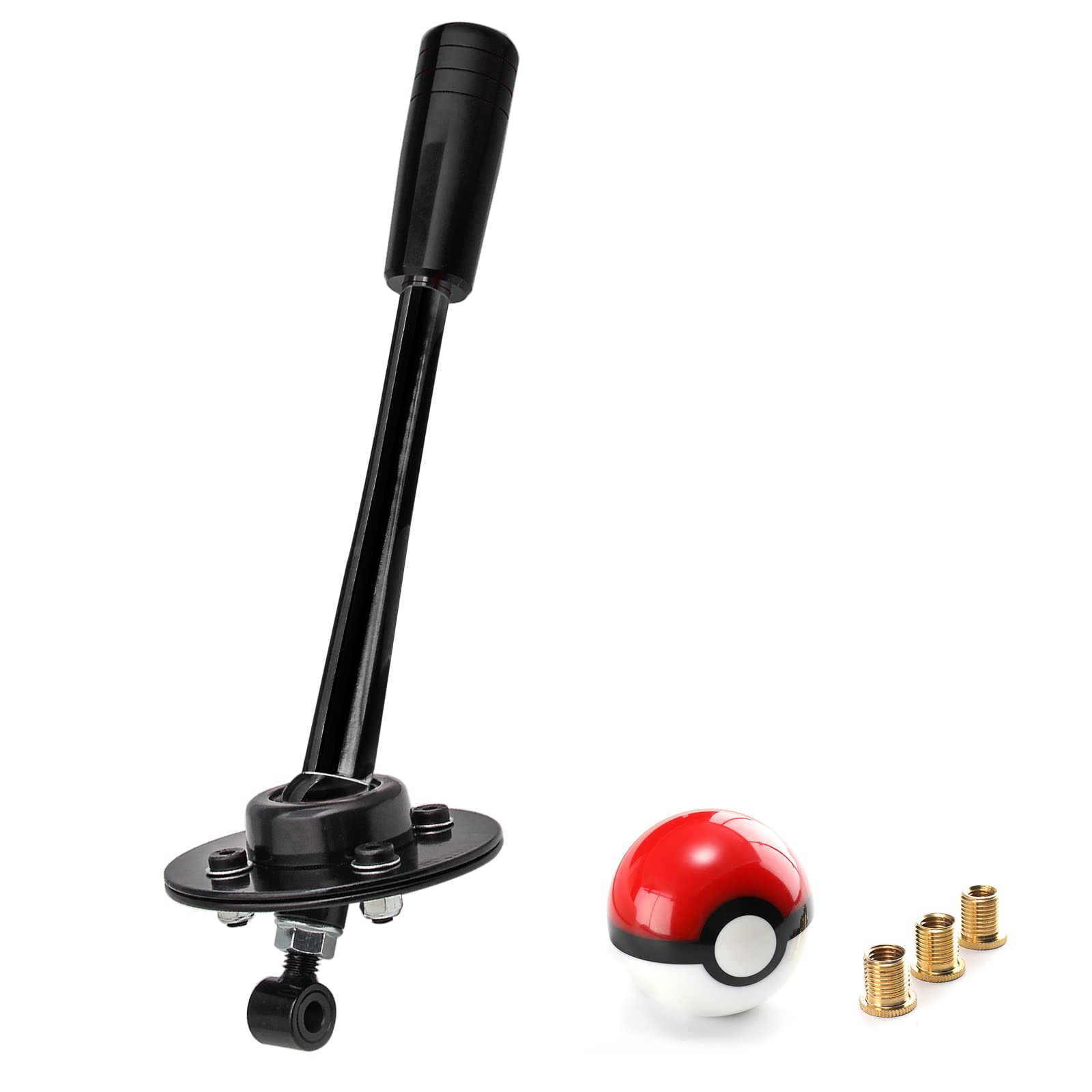 Top10 Racing Short Shifter Lever Drift Tuning Adjustable with Pokeball Knob Compatible with BMW 1985