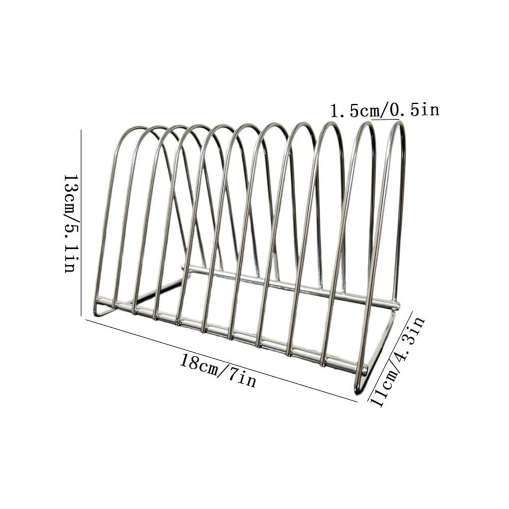 Stojak na płyty CD Minimalistyczny stojak na płyty winylowe ze stali nierdzewnej do salonu, sypialni i biura