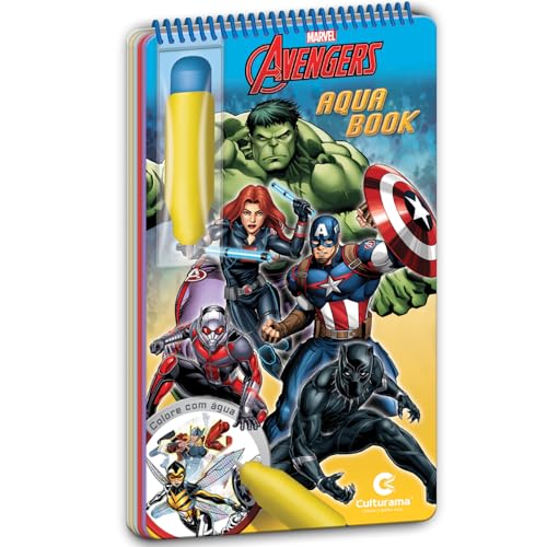 Aqua Book Vingadores: Para pintar com água!