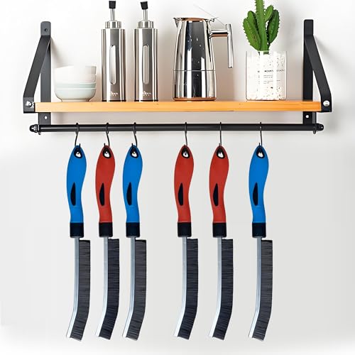 Image of Gap Cleaning Brushes,Small Conner Crevice Cleaner Essentials Home Cleaning | Crevice Brushes for Women Men, Hard Bristle Small Space Scrub for Household House Bathroom Kithen Window Shower Sink
