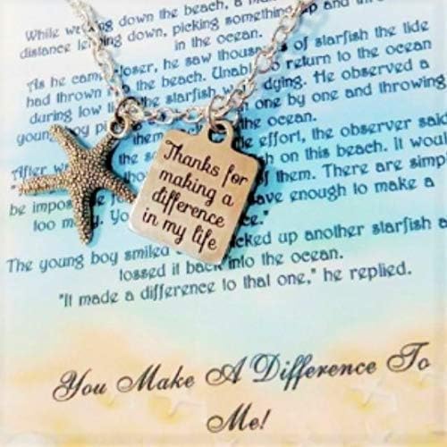 Miniatura 4 de Teacher Appreciation Gift for Women - Starfish Poem - Jewelry Gift for Teachers - Christmas Gifts