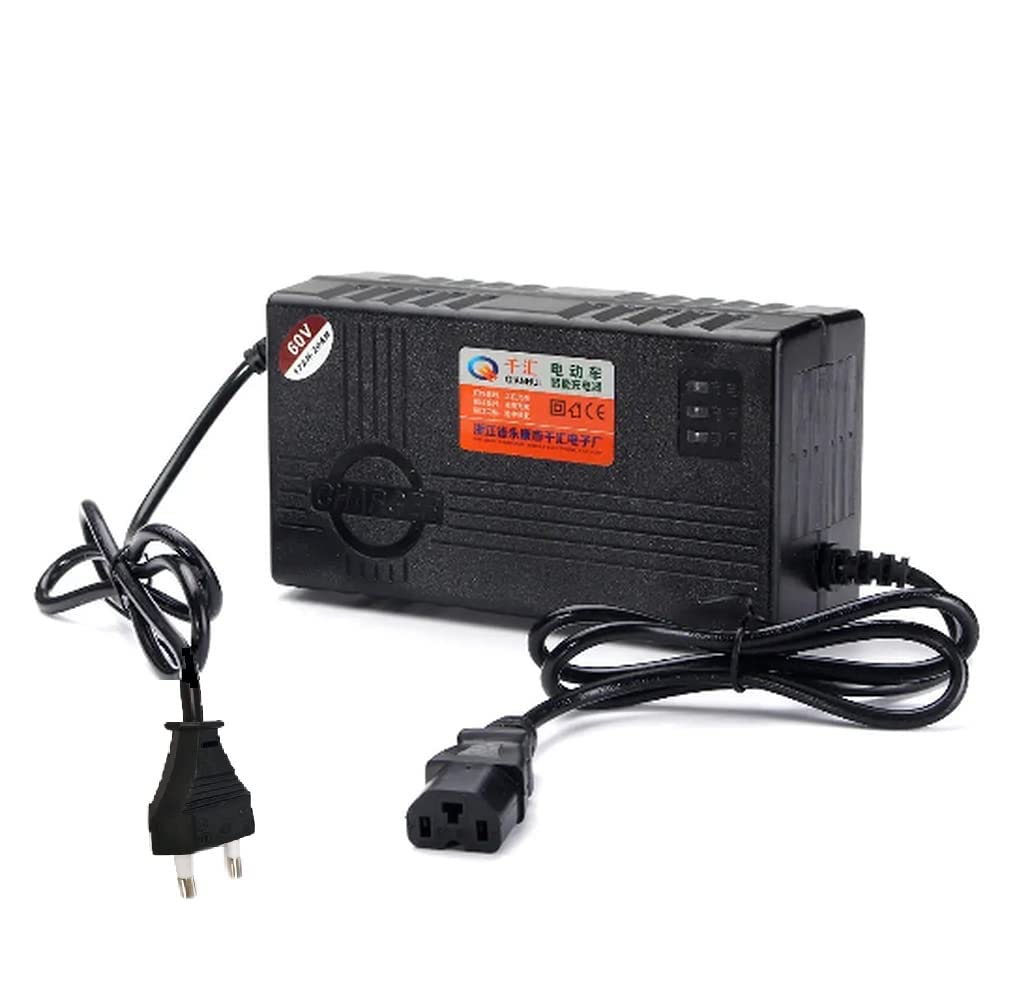 Cargador De Batería De 60V 20AH para Rueda De Scooter, Bicicleta Eléctrica, Batería De Plomo-ácido para Bicicleta Eléctrica