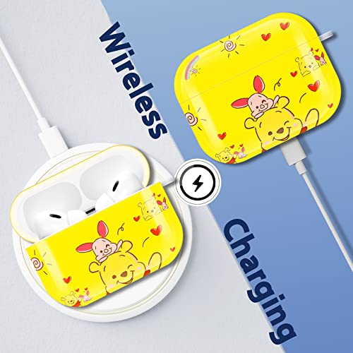 Jowhep For Airpods Pro 2019/Pro 2 Case 2022 Cartoon Cute Anime Design Imd Cover Fashion Funny Fun Character Cool Kawaii Unique Cases For Apple Airpod Air Pods Men Boys Girls Kids Teen Winni #TOP3