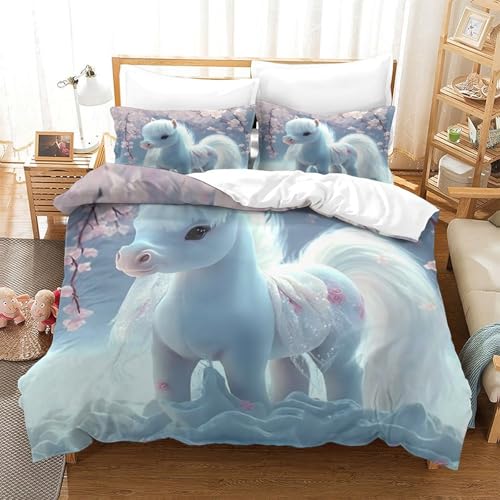 Housse de couette hypoallergénique en microfibre douce 3 pièces - 3