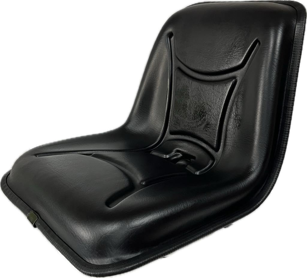 Asiento Cubeta para Tractor, Carro de Golf serie 460 en PVC Negro | Asiento Agrícola, Cortacésped, Tractor, Segadora, Carretilla Elevadora, Máquinas Agrícolas e Industriales