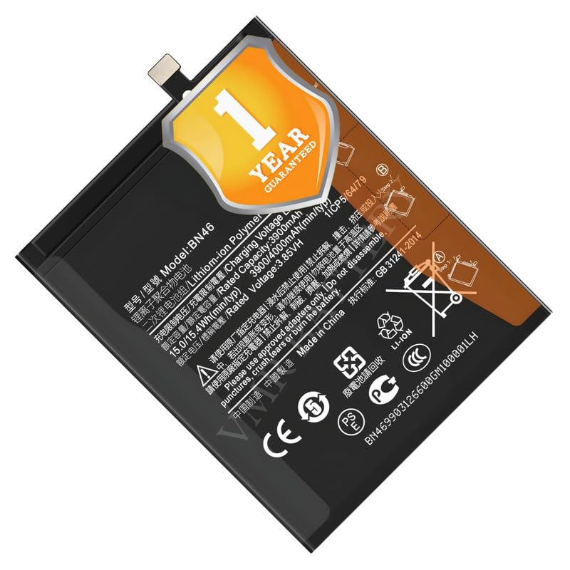 Image of Original BN46 Battery Compatible for Xiaomi Redmi 7 (M1810F6LG, M1810F6LH, M1810F6LI), Xiaomi Redmi Y3 (M1810F6G, M1810F6I), Xiaomi Redmi Note 6 | Xiaomi Redmi Note 8 (M1908C3JH, M1908C3JG, M1908C3JI)