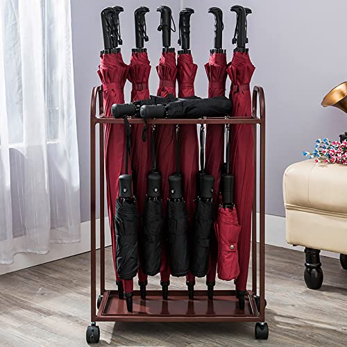 Porte-parapluie grand format en fer pour sol sec dans les écoles