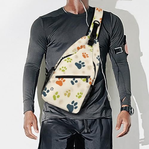 Mochila cruzada tipo Sling para hombre y mujer miniatura 7