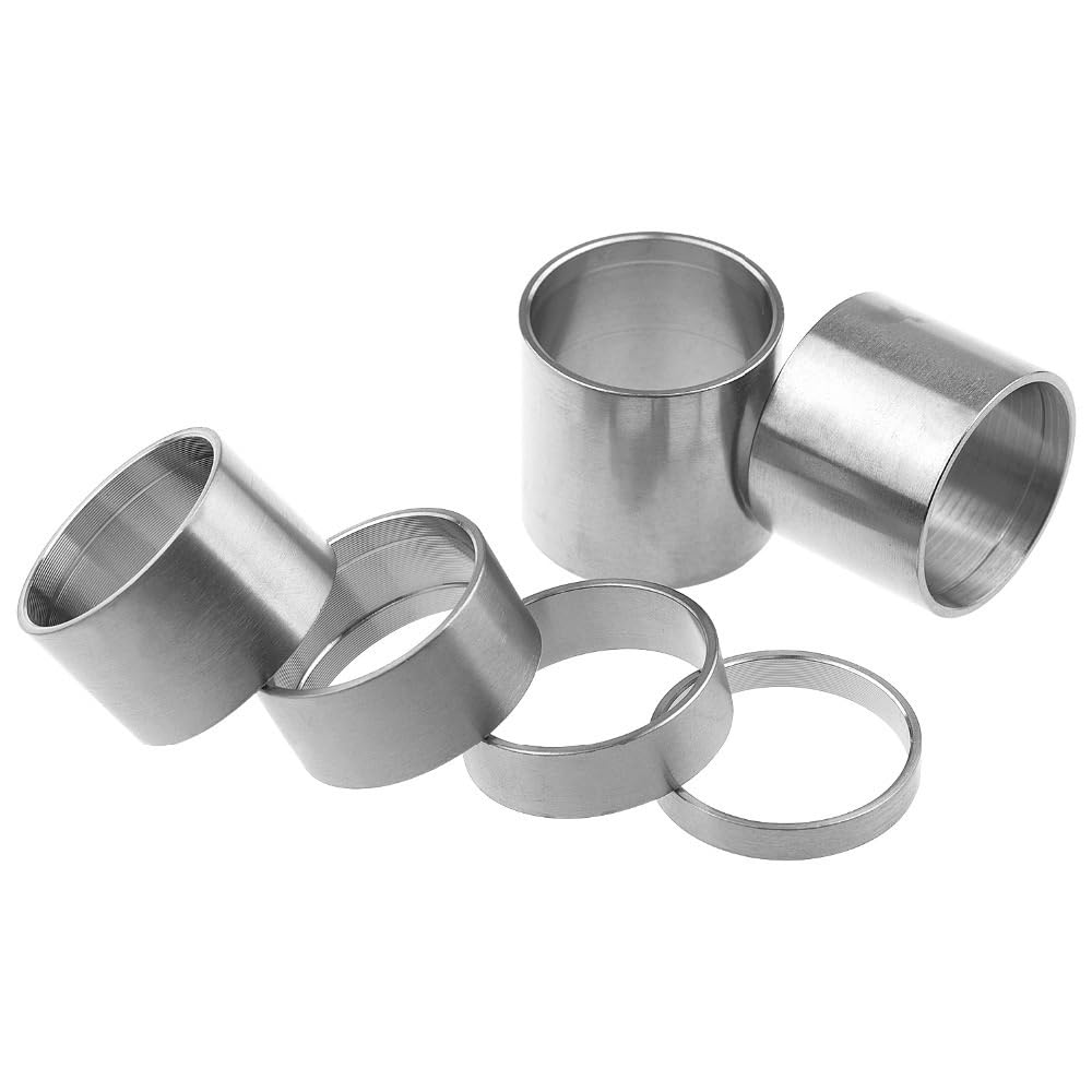 Entretoise De Casque Vélo 10 Mm – Alu 28,6 Mm, Argent, Pour Route/VTT, Rehausse Potence