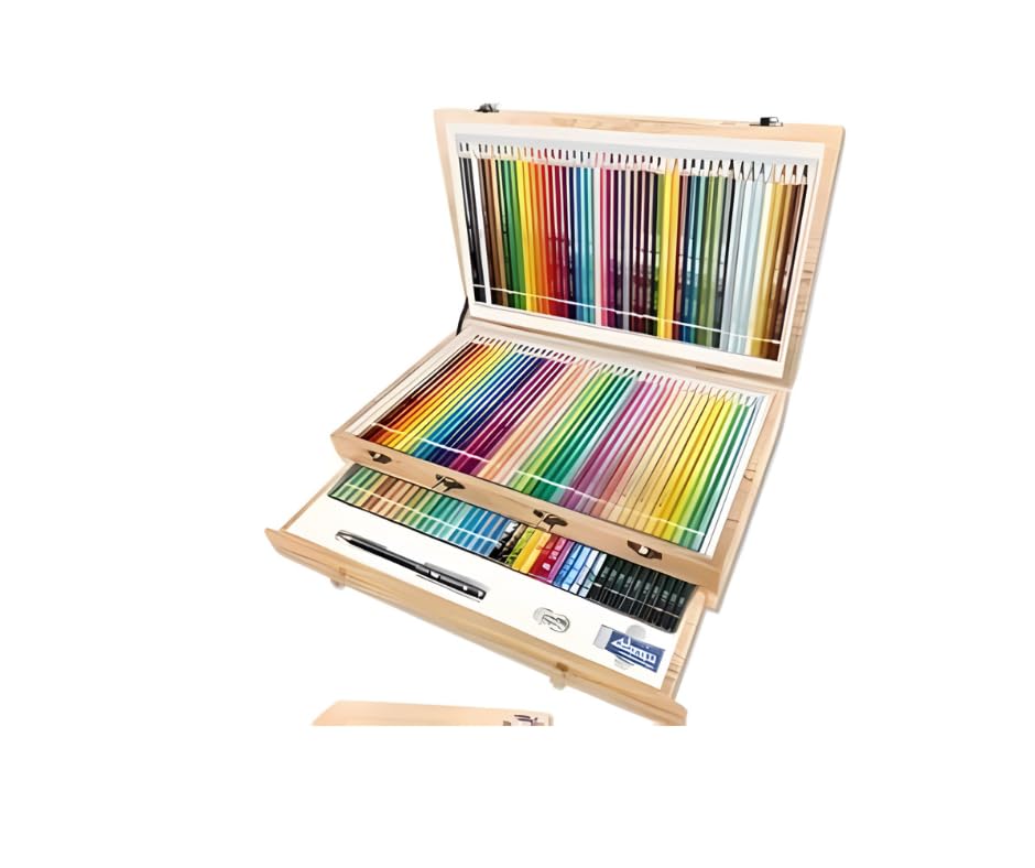 Tinta Unita Valigetta Legno Art 130 Pastelli 4.2 Assortiti