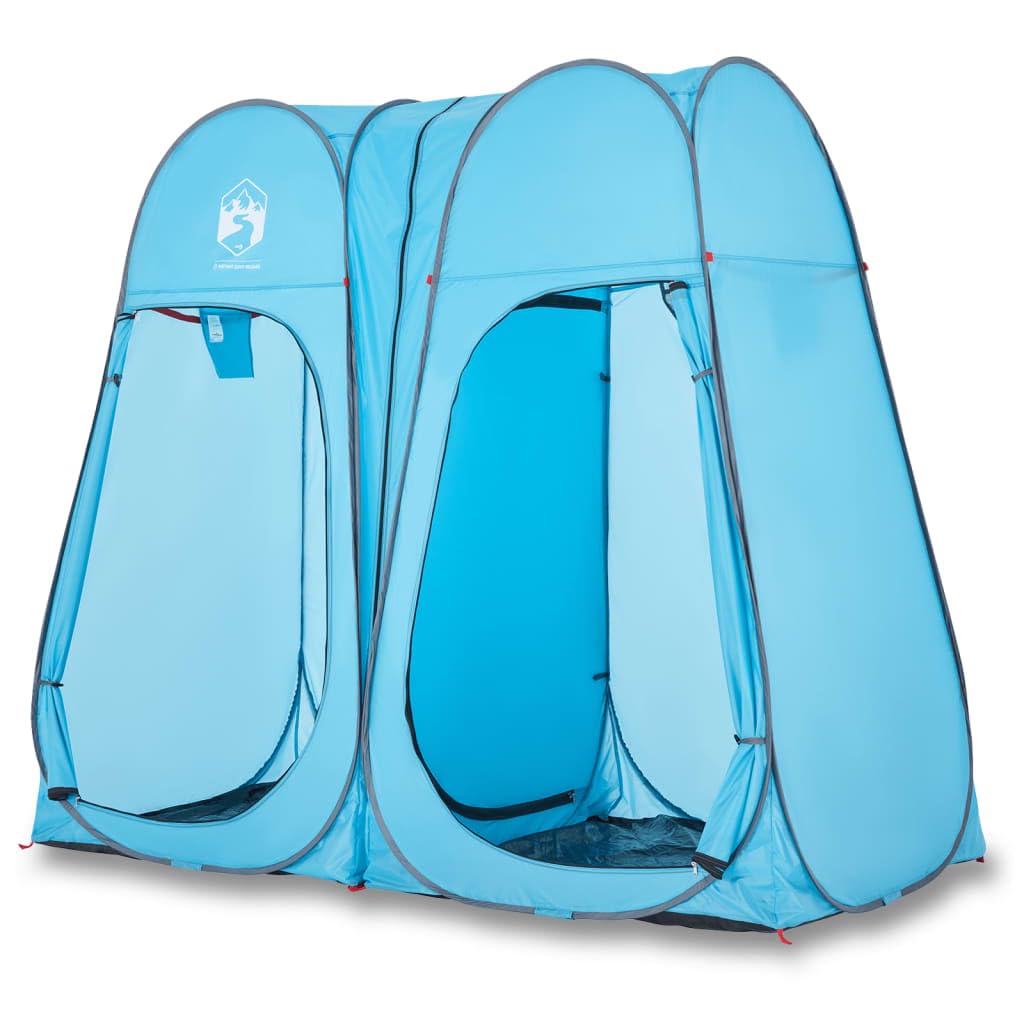 LAPOOH Sichtschutzzelt Blau Pop-Up Wasserdicht, Duschzelt Camping, Toilettenzelt, Campingtoilette, Heckzelt, Campingklo - 4004138