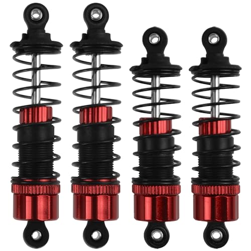 4Pack ShareGoo RC Car Shock Absorbers Metal Shocks Damper Compatible with MJX Hyper Go H14BM 14210...