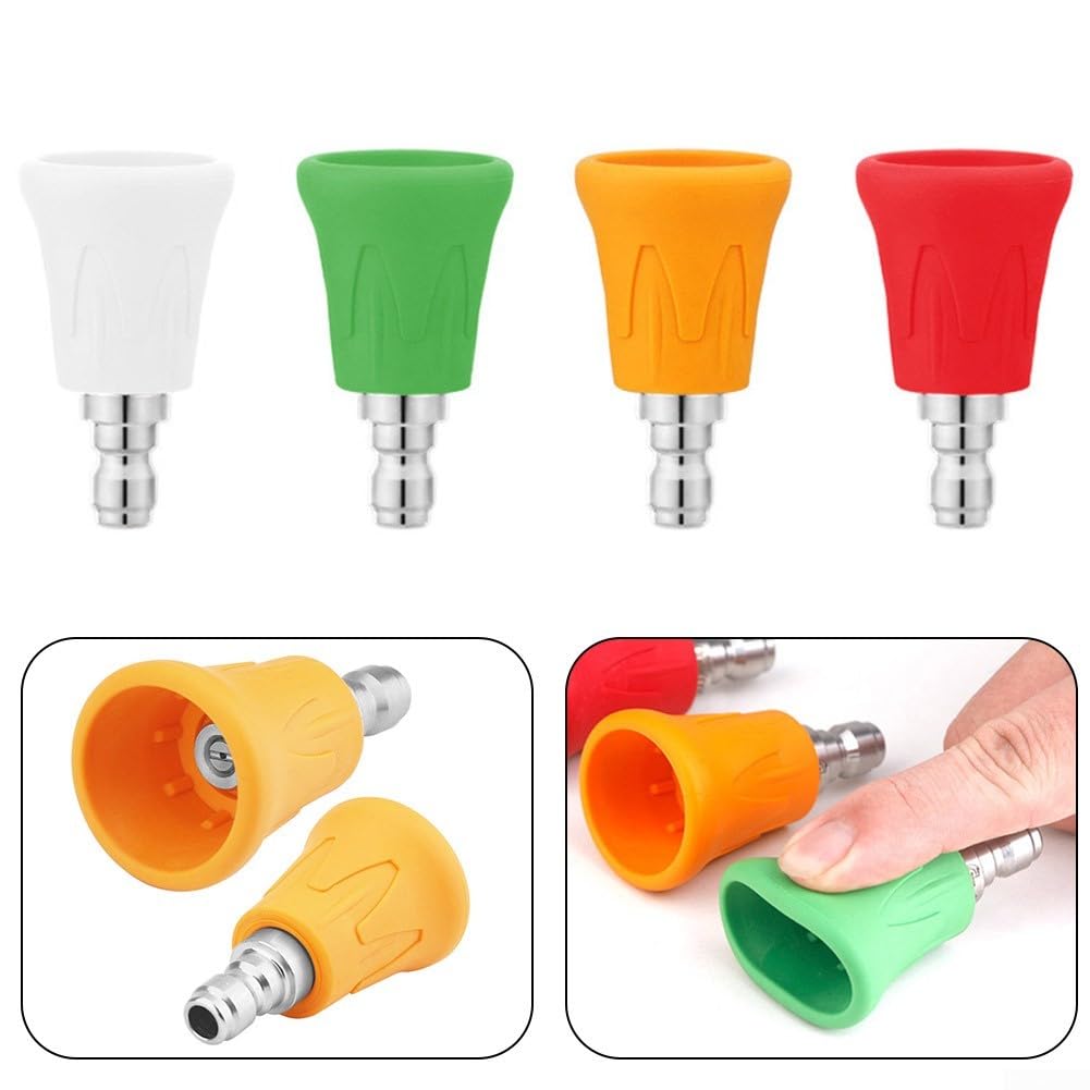 5 Ugelli Per Idropulitrice 40° - Attacco Rapido 1/4, Bianchi, Per Auto E Vialetti - Foto 8