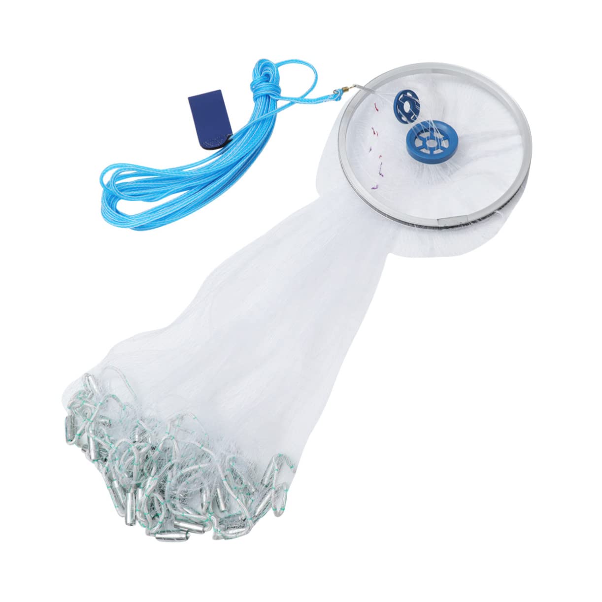 Filet de Portable Mètres pour Crustacés Filet Lancer pour Homard Crevettes Écrevisses Crabes Couleur Aléatoire