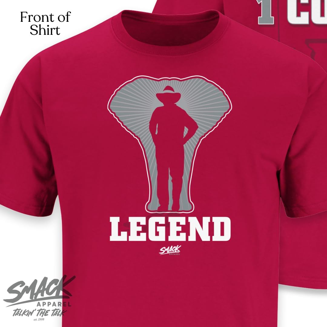 Smack Apparel Legend T-Shirt for Alabama College Fans (SM-5XL) - Image 2