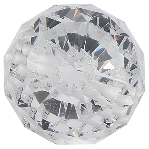 Bola de cristal, pingente de cristal suspenso de alta clareza para árvore de natal para jardim