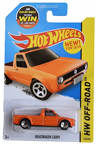 Hot Wheels Volkswagen Caddy, [Orange] Off Road 124/250