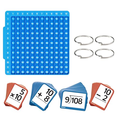 Gioco Educativo Divertente: Le flashcard di matematica offrono opportunità di apprendimento giocoso che ispirano l'esplorazione attiva di tutti gli argomenti fondamentali, fungendo da strumento versatile per il ripasso e il gioco collaborativo in contesti come homeschooling o programmi doposcuola, promuovendo un approccio pratico e interattivo alla matematica.