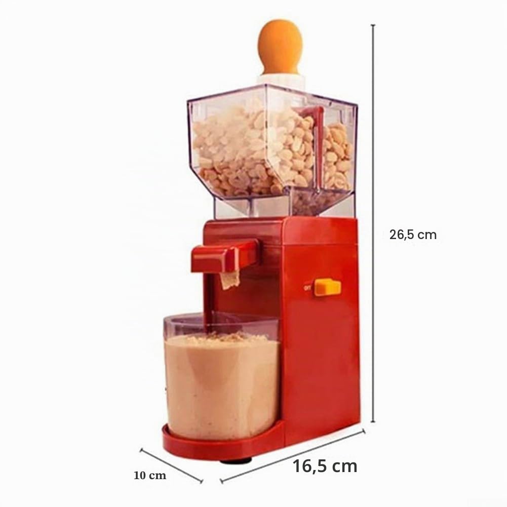 Yuanpgky Moulin à noix e macinino per burro di arachidi, macchina in plastica per pasta liscia di noci di cocco, mandorle, nocciole, noci e girasole (regolamento europeo)