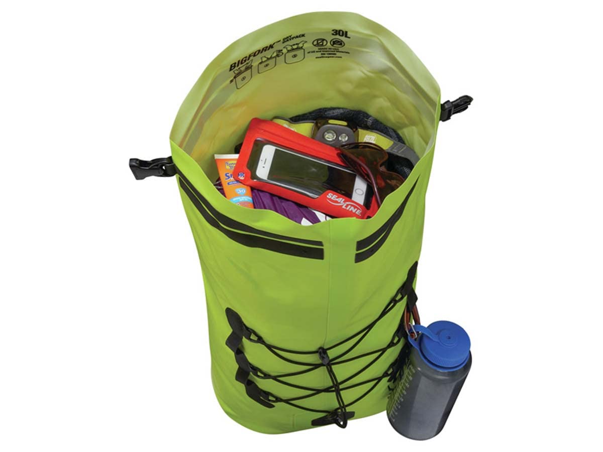 SealLine BigFork 30-Liter Waterproof Roll Top Dry Daypack, Blue
