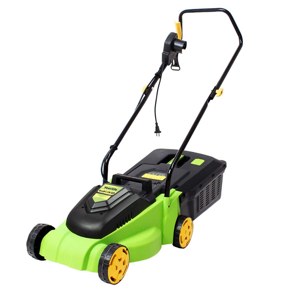 1600w Powerful Electric Lawn Mower, Portable Hand Push Electric Weeder, Create Exquisite Garden Easy to Use Suitable for Weeding in Home School Manor Park