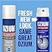 Ozium 3.5oz Air Sanitizer Spray & Odor Eliminator for Homes, Cars, Offices and More, New Car Smell, (Pack of 2)