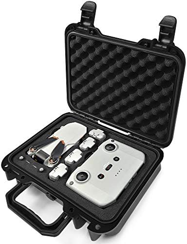 Lekufee Portable Travel Waterproof Hard Case Compatible with DJI Mini 2 SE/DJI Mini 2 Drone and DJI Mavic Mini 2 Drone Accessories(CASE ONLY)