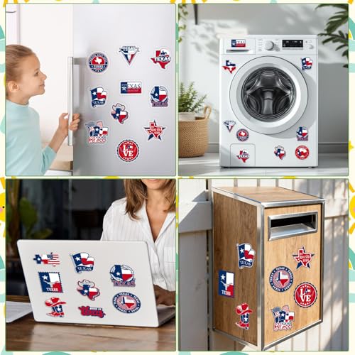 Imanes decorativos pack 20 piezas Texas para refrigerador miniatura 5