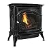 Ashley Hearth AGC500VFBLP Vent-Free Black Enameled Porcelain Cast Iron Stove, 31,000 BTUs (Propane)